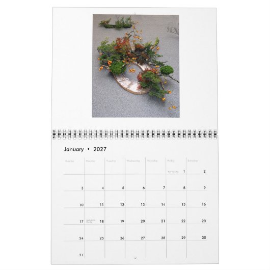 Ikebana Calendar Kalender (Jan 2027)