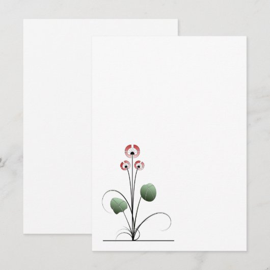 Ikebana kaart (Voorkant / Achterkant)