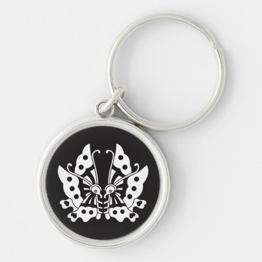 Ikeda tegenover vlinders sleutelhanger (Voorkant)
