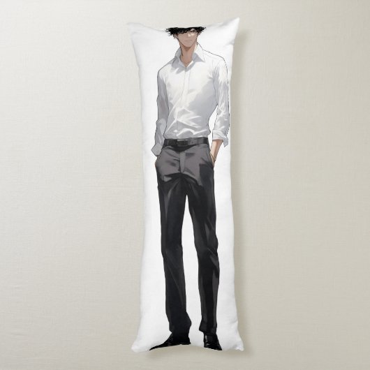 Ikemen Anime Man Lichaamskussen (Achterkant (Verticaal))