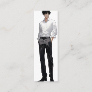 Ikemen Anime Man Mini Visitekaartje
