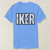 Iker naam cadeau verjaardagsfeestdag Jubileum T-shirt (Design voorkant)