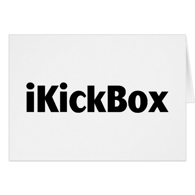 iKickBox (Voorkant Horizontaal)