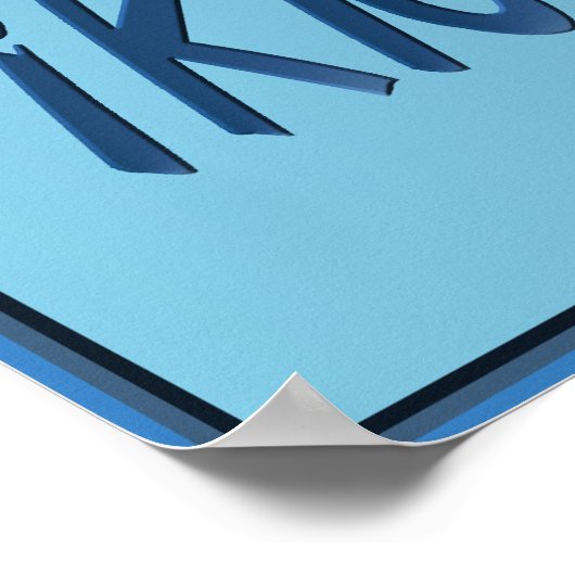 iKICKFLIP-ingericht Poster (Hoek)