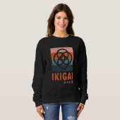 Ikigai (de zin van het leven) in  design trui (Voorkant volledig)