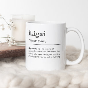 Ikigai definitie japans woordenboek koffiemok
