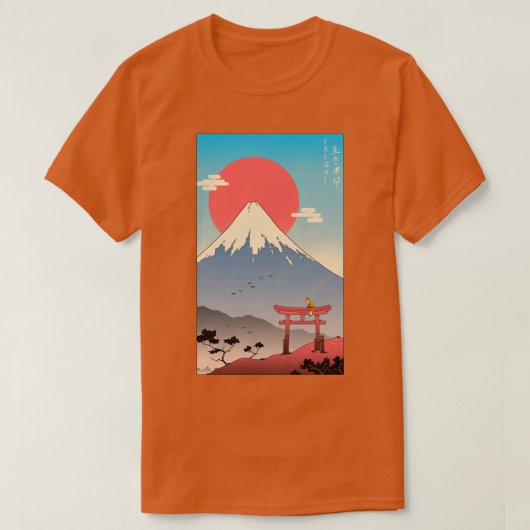 Ikigai in de berg Fuji T-shirt (Design voorkant)