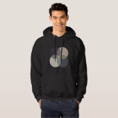 Ikigai Japanese Philosophy Glitch Aesthetic Hoodie (Voorkant volledig)