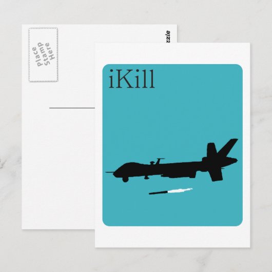 iKill Briefkaart (Voorkant / Achterkant)