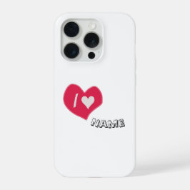 “Ik🤍Jou Hart – Cute Romantische Cadeau Design” iPhone 15 Pro Case
