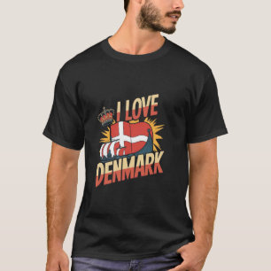 Ikke Ikke Denemarken Reizen Deens Souvenir T-shirt