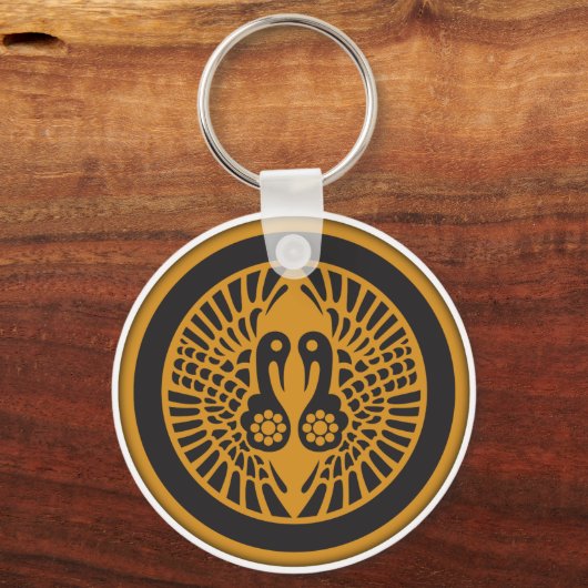 Ikko Ikki Rebellion Kamon Sleutelhanger (Voorkant)