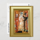 Ikon of a Coptic Saint Briefkaart (Voorkant / Achterkant)