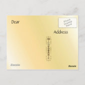 Ikon of St Peter Briefkaart (Achterkant)