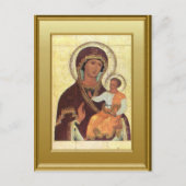 Ikon of the Virgin Mary and the child Jesus Briefkaart (Voorkant)