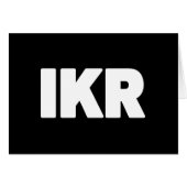 IKR | Kaart voor tekstslang (Voorkant Horizontaal)