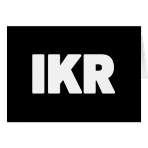 IKR   Kaart voor tekstslang