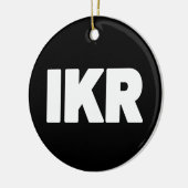 IKR | Tekst Slang Keramisch Ornament (Links)