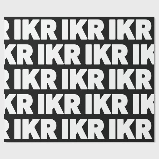 IKR | Tekstlang Verpakkingspapier Cadeaupapier (Vlak)