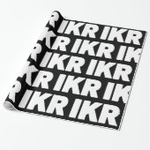IKR | Tekstlang Verpakkingspapier Cadeaupapier (Uitgerold)