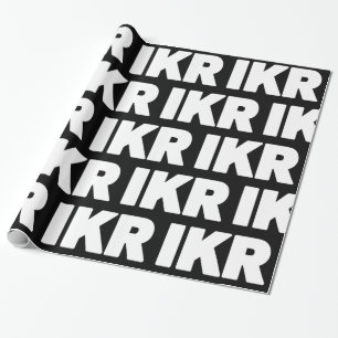 IKR Tekstlang Verpakkingspapier Cadeaupapier