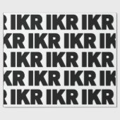 IKR | Text Slang Cadeaupapier (Vlak)