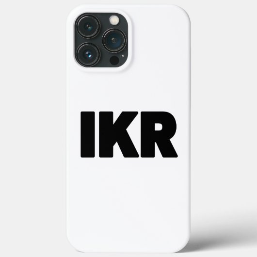 IKR | Text Slang Case-Mate iPhone Case (Achterkant)