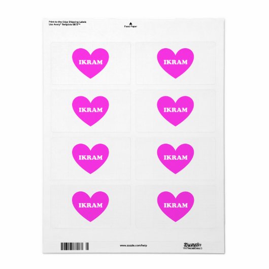 Ikram Etiket (Full Sheet)