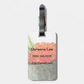 Ikura (Salmon Roe) Gunkan Maki Sushi Bagagelabel (Achterkant verticaal)