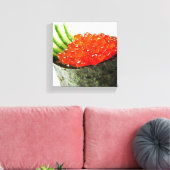 Ikura (Salmon Roe) Gunkan Maki Sushi Canvas Afdruk (Insitu (Woonkamer))