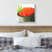 Ikura (Salmon Roe) Gunkan Maki Sushi Canvas Afdruk (Insitu (Slaapkamer))