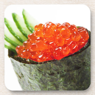 Ikura (Salmon Roe) Gunkan Maki Sushi Drankjes Onderzetter