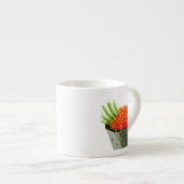 Ikura (Salmon Roe) Gunkan Maki Sushi Espresso Kop (Voorkant rechts)