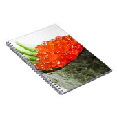 Ikura (Salmon Roe) Gunkan Maki Sushi Notitieboek (Rechterzijde)