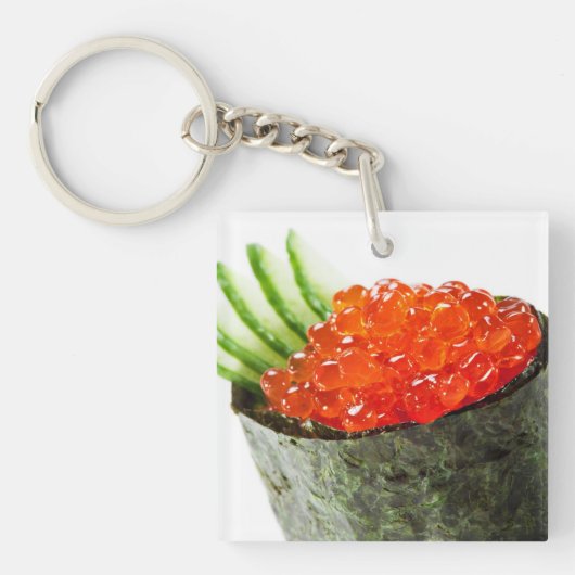 Ikura (Salmon Roe) Gunkan Maki Sushi Sleutelhanger (voorkant)