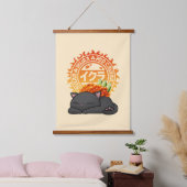 Ikura Salmon Roe Sushi Cat Hangend Wandkleed (Slaapkamer)