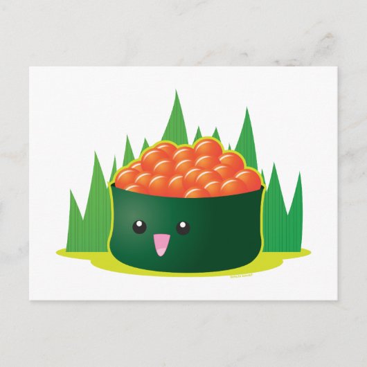 Ikura Sushi Briefkaart (Voorkant)