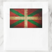 Ikurriña antigua rechthoekige sticker (Tas)