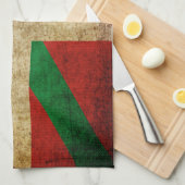 Ikurriña antigua theedoek (Quarter Fold)