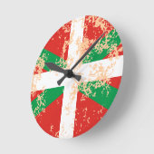 Ikurriña desgastada ronde klok (Hoek)