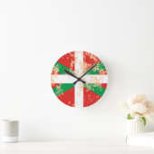 Ikurriña desgastada ronde klok (Huis)