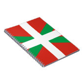 IKURRIÑA DRAPEAU BASQUE EUSKADI FLAG VASCA NOTITIEBOEK (Rechterzijde)