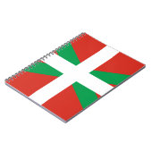 IKURRIÑA DRAPEAU BASQUE EUSKADI FLAG VASCA NOTITIEBOEK (Linkerzijde)