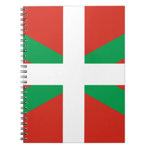 IKURRIÑA DRAPEAU BASQUE EUSKADI FLAG VASCA NOTITIEBOEK