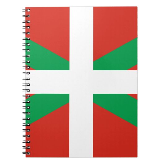 IKURRIÑA DRAPEAU BASQUE EUSKADI FLAG VASCA NOTITIEBOEK (Voorkant)