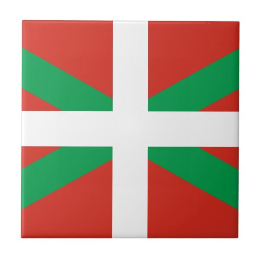 IKURRIÑA DRAPEAU BASQUE EUSKADI FLAG VASCA TEGELTJE (Voorkant)