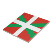 IKURRIÑA DRAPEAU BASQUE EUSKADI FLAG VASCA TEGELTJE (Zijkant)