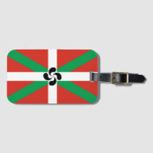 Ikurriña met Lauburu-symbool Bagagelabel (Voorkant (horizontaal))