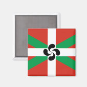 Ikurriña met Lauburu-symbool Magneet (Voorkant / Achterkant)