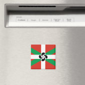 Ikurriña met Lauburu-symbool Magneet (Insitu (Vaatwasser))